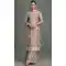 Grey Chinon Embroidery Work Party Wear Palazzo Salwar Suit - 158048595