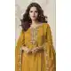 Roman Simar Zarkan Work Designer Plazzo Suit In Mustard - 158208694