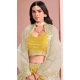 Art Silk Sequins Work Designer Wear Lehenga Choli In Yellow - 12012204590