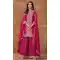 Rani Pink Chinon Silk Embroidered Pakistani Style Palazzo Suit - 12019204618