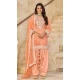Peach Silk Embroidered Punjabi Patiala Suit - 158218701