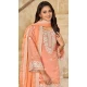 Peach Silk Embroidered Punjabi Patiala Suit - 158218701