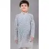 Grey Georgette Embroidered Kids Boys Kurta Pajama - 12058204845