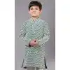 Rama Green Georgette Embroidered Kids Boys Kurta Pajama - 12058204846