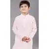 Pink Georgette Embroidered Kids Boys Kurta Pajama - 12058204851