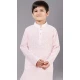 Pink Georgette Embroidered Kids Boys Kurta Pajama - 12058204851