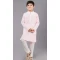 Pink Georgette Embroidered Kids Boys Kurta Pajama - 12058204851