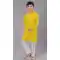 Yellow Georgette Embroidered Kids Boys Kurta Pajama - 12058204859