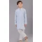 Sky Blue Embroidered Cotton Silk Kids Boys Kurta Pajama - 12058204860
