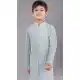 Lime Green Cotton Silk Embroidered Kids Boys Kurta Pajama - 12058204869