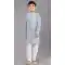 Lime Green Cotton Silk Embroidered Kids Boys Kurta Pajama - 12058204869