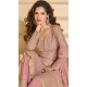 Georgette Embroidered Designer Palazzo Suit In Pink - 158458822
