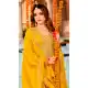 Yellow Chinon Embroidery Work Party Wear Salwar Kameez - 158788987