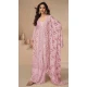 Chinon Heavy Embroidery Work Pakistani Style Palazzo Salwar Kameez In Pink - 158798994