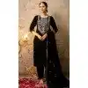 Velvet Embroidered Party Wear Plus Size Salwar Suit In Green - 11607202129