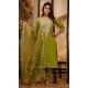 Pista Green Green Silk Embroidery Work Party Wear Salwar Kameez - 11641202301