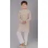 Multi Color Polyester Sequins Work Kids Wear Boys Kurta Pajama - 12060204886