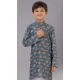 Multi Color Sequins Work Polyester Kids Wear Boys Kurta Pajama - 12060204888