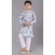 Festival Wear Multi Color Polyester Sequins Work Kid's Kurta Pajama - 12060204889
