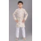 Multi Color Polyester Sequins Work Festival Wear Designer Kid's Kurta Pajama - 12060204891