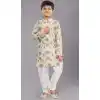 Designer Multi Color Polyester Sequins Work Kids Wear Boys Kurta Pajama - 12060204892