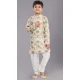Designer Multi Color Polyester Sequins Work Kids Wear Boys Kurta Pajama - 12060204892