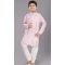 Pink Polyester Printed Kids Wear Boys Kurta Pajama - 12060204893