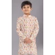 Polyester Sequins Work Kids Wear Boys Kurta Pajama In Multi Color - 12060204894