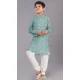 Designer Polyester Sequins Work Kids Wear Boys Kurta Pajama In Multi Color - 12060204895