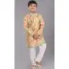 Multi Color Polyester Printed Kids Wear Boys Kurta Pajama - 12060204900
