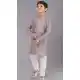 Grey Printed Polyester Kids Wear Boys Kurta Pajama - 12060204903