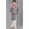 Multi Color Polyester Printed Designer Kids Wear Boys Kurta Pajama - 12060204904