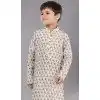 Multi Color Polyester Printed Festival Wear Premium Kid's Kurta Pajama - 12060204906