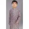 Multi Color Polyester Mono Printed Kids Wear Boys Kurta Pajama - 12060204911