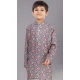 Multi Color Polyester Mono Printed Kids Wear Boys Kurta Pajama - 12060204911