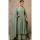 Pista Green Color Silk Resham Work Designer Anarkali Suit - 11608202133
