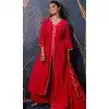 Pink Silk Resham Work Designer Plus Size Anarkali Suit - 11608202138