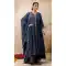 Teal Blue Resham Work Silk Designer Anarkali Suit - 11608202140