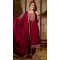 Silk Embroidered Party Wear Anarkali Suit In Maroon - 11642202303
