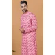 Cotton Crochet Work Casual Wear Men Kurta Pajama In Multi Color - 12082205021
