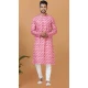 Cotton Crochet Work Casual Wear Men Kurta Pajama In Multi Color - 12082205021