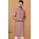Crochet Work Cotton Casual Wear Men Kurta Pajama In Multi Color - 12082205022