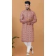 Crochet Work Cotton Casual Wear Men Kurta Pajama In Multi Color - 12082205022