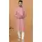 Casual Wear Cotton Crochet Work Men Kurta Pajama In Multi Color - 12082205023