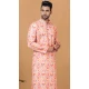 Cotton Crochet Work Casual Wear Designer Men Kurta Pajama In Multi Color - 12082205024