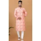 Cotton Crochet Work Casual Wear Designer Men Kurta Pajama In Multi Color - 12082205024