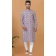 Cotton Multi Color Crochet Work Casual Wear Men Kurta Pajama - 12082205029