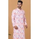 Digital Printed Cotton Casual Wear Men Kurta Pajama In Multi Color - 12082205032