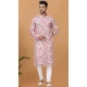 Designer Digital Printed Cotton Casual Wear Men Kurta Pajama In Multi Color - 12082205033