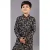 Multi Color Cotton Digital Printed Kids Wear Boys Kurta Pajama - 12085205062